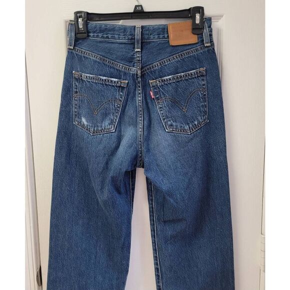 Levi's Ribcage Straight Ankle Jeans 25 - Picture 6 of 8